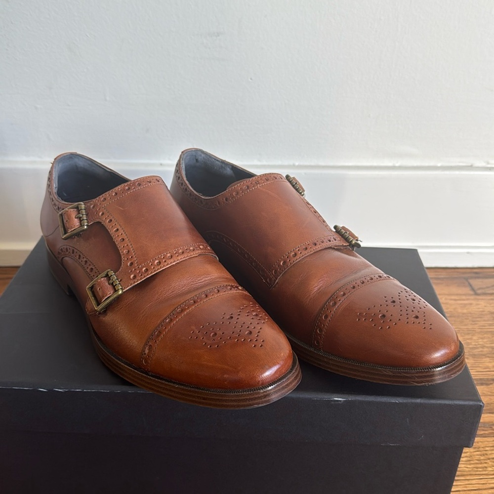 Men’s Cole Haan Monk Strap Dress Shoes | Size 9